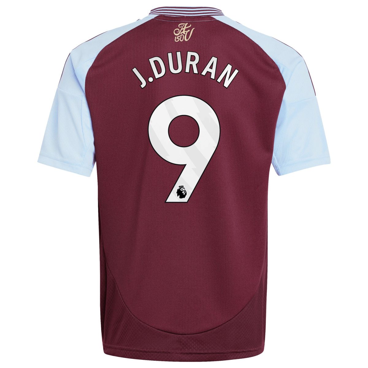 aston villa adidas home shirt 2024-25 – kids with j.duran 9 printing Collection - Official Aston Villa Shirts & Jerseys
