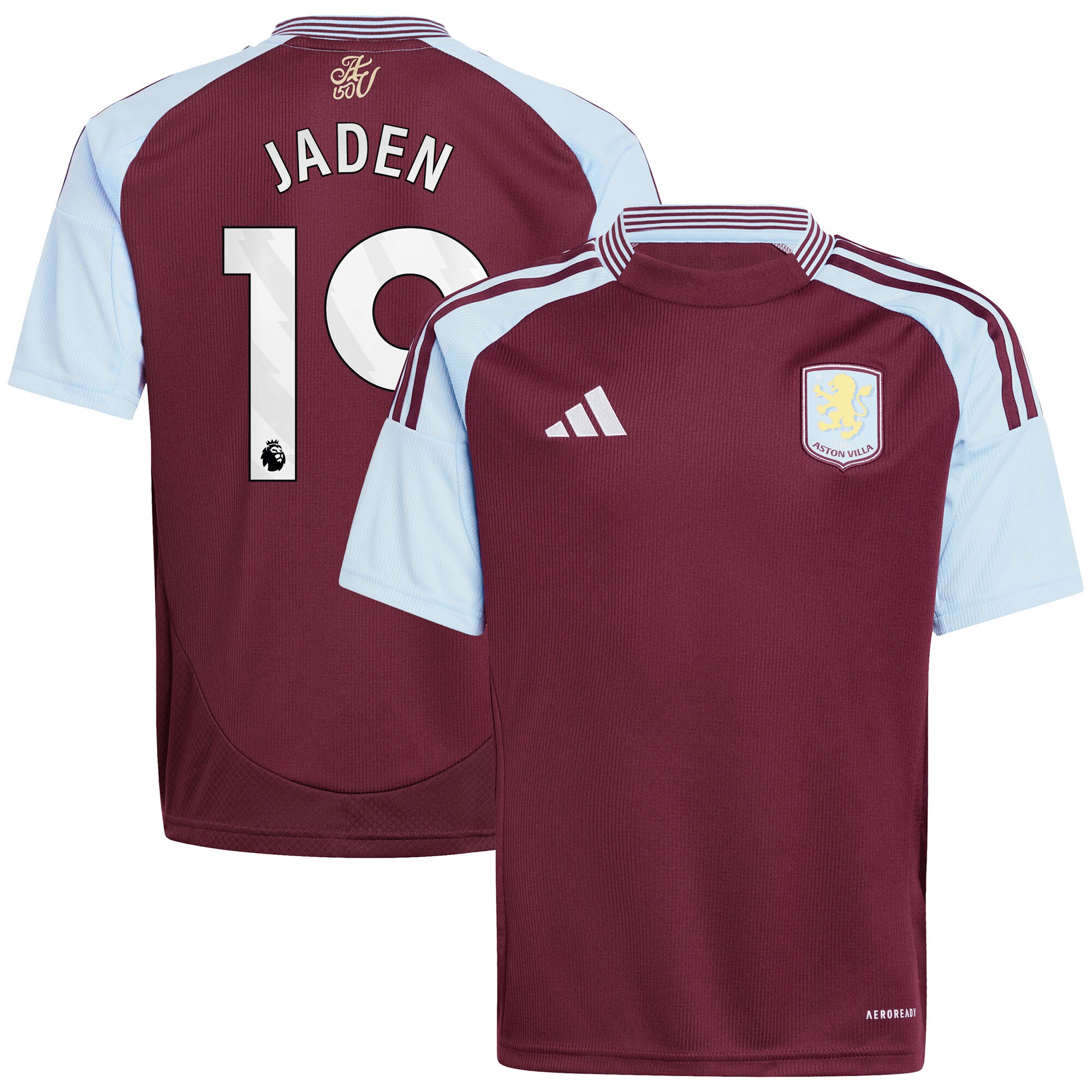 aston villa adidas home shirt 2024-25 – kids with jaden 19 printing Collection - Official Aston Villa Shirts & Jerseys