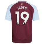 aston villa adidas home shirt 2024-25 – kids with jaden 19 printing Collection - Official Aston Villa Shirts & Jerseys