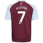 aston villa adidas home shirt 2024-25 – kids with john mcginn 7 printing Collection - Official Aston Villa Shirts & Jerseys