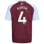 aston villa adidas home shirt 2024-25 – kids with konsa 4 printing Collection - Official Aston Villa Shirts & Jerseys