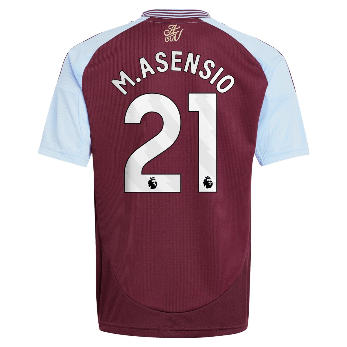 aston villa adidas home shirt 2024-25 – kids with m.asensio 21 printing Collection - Official Aston Villa Shirts & Jerseys