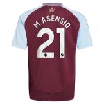 aston villa adidas home shirt 2024-25 – kids with m.asensio 21 printing Collection - Official Aston Villa Shirts & Jerseys