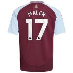 aston villa adidas home shirt 2024-25 – kids with malen 17 printing Collection - Official Aston Villa Shirts & Jerseys