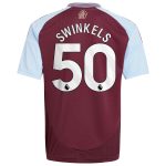 aston villa adidas home shirt 2024-25 – kids with swinkels 50 printing Collection - Official Aston Villa Shirts & Jerseys