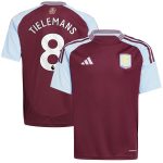 aston villa adidas home shirt 2024-25 – kids with tielemans 8 printing Collection - Official Aston Villa Shirts & Jerseys