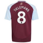 aston villa adidas home shirt 2024-25 – kids with tielemans 8 printing Collection - Official Aston Villa Shirts & Jerseys