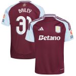 aston villa adidas home shirt 2024-25 with bailey 31 cup printing Collection - Official Aston Villa Shirts & Jerseys