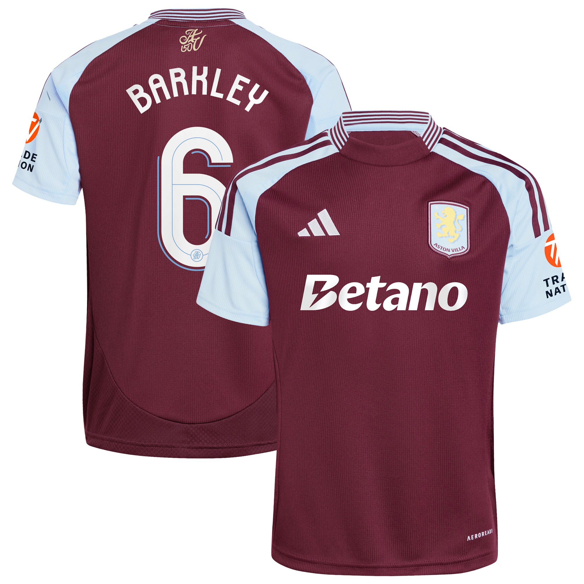 aston villa adidas home shirt 2024-25 with barkley 6 cup printing Collection - Official Aston Villa Shirts & Jerseys