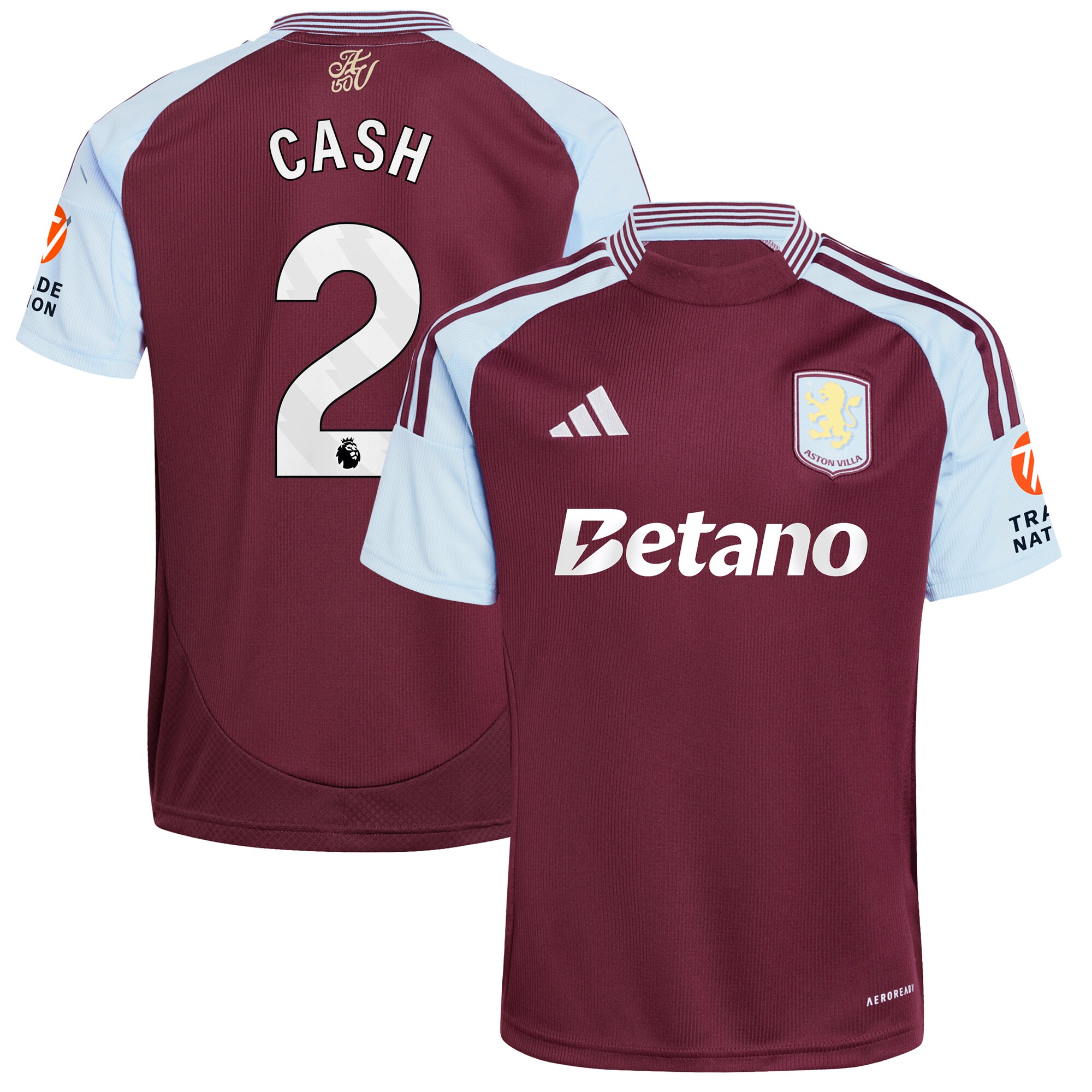 aston villa adidas home shirt 2024-25 with cash 2 printing Collection - Official Aston Villa Shirts & Jerseys