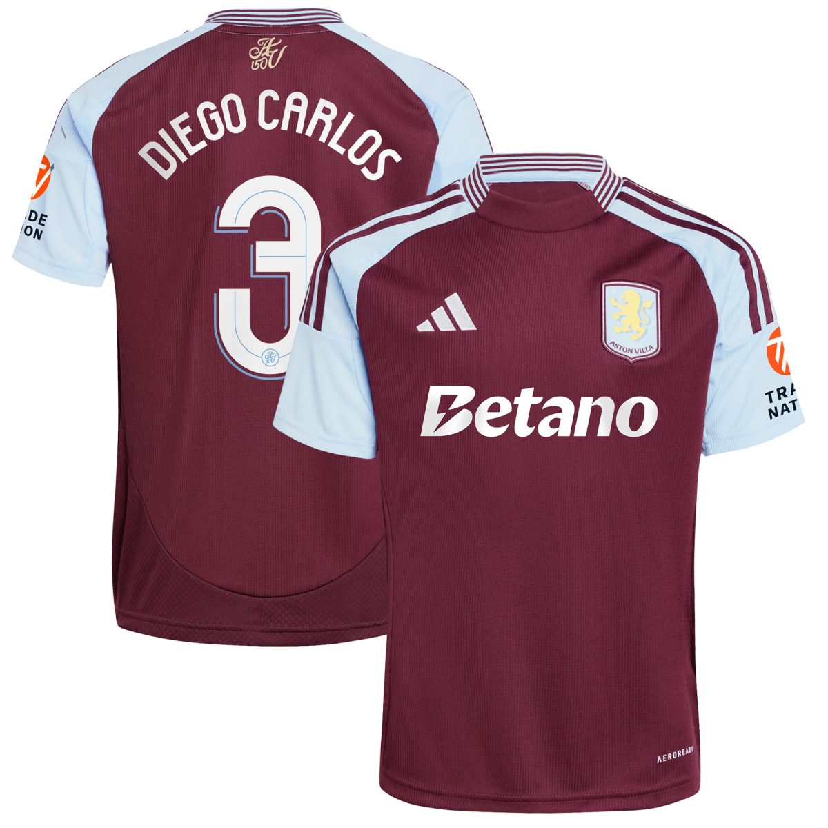 aston villa adidas home shirt 2024-25 with diego carlos 3 cup printing Collection - Official Aston Villa Shirts & Jerseys