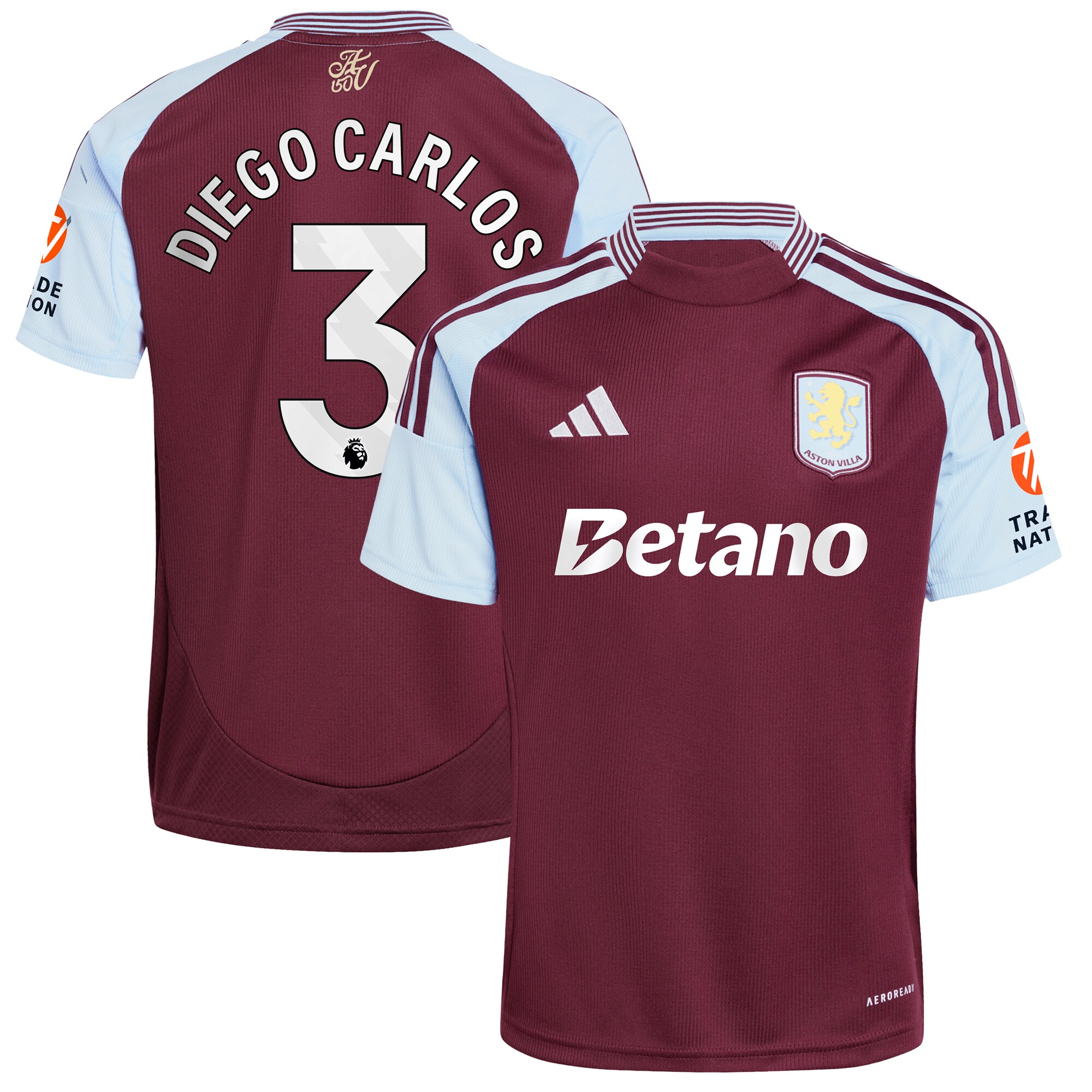 aston villa adidas home shirt 2024-25 with diego carlos 3 printing Collection - Official Aston Villa Shirts & Jerseys