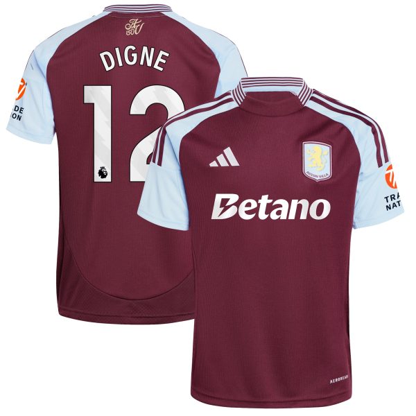 aston villa adidas home shirt 2024-25 with digne 12 printing Collection - Official Aston Villa Shirts & Jerseys