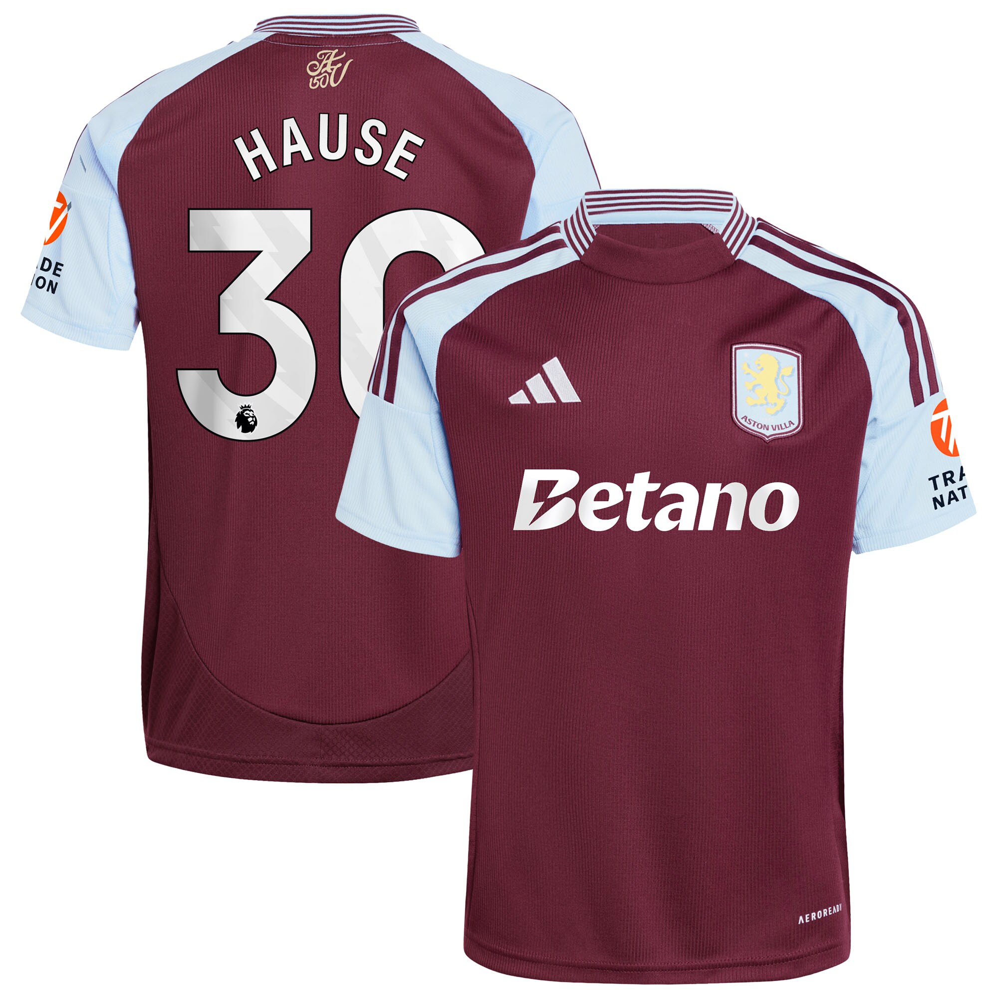 aston villa adidas home shirt 2024-25 with hause 30 printing Collection - Official Aston Villa Shirts & Jerseys