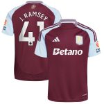 aston villa adidas home shirt 2024-25 with j. ramsey 41 printing Collection - Official Aston Villa Shirts & Jerseys
