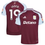 aston villa adidas home shirt 2024-25 with jaden 19 printing Collection - Official Aston Villa Shirts & Jerseys