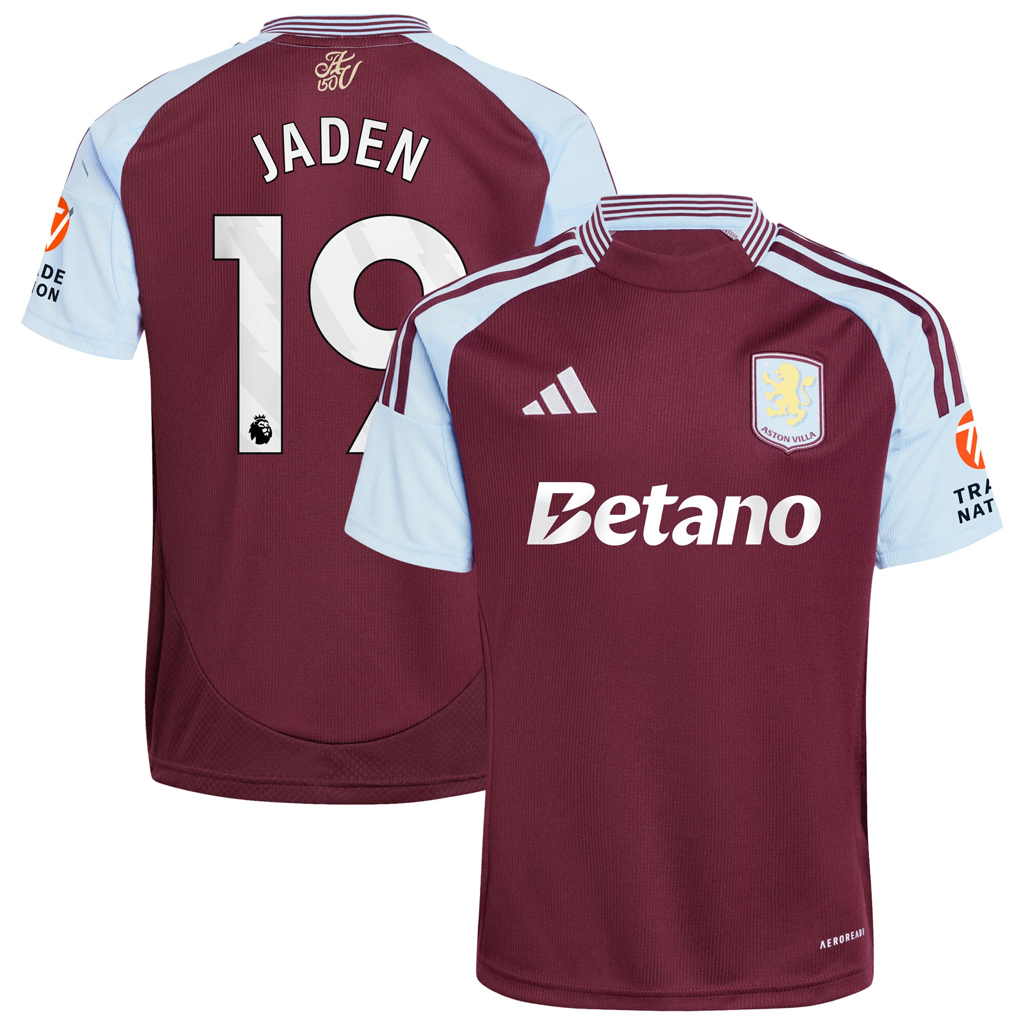 aston villa adidas home shirt 2024-25 with jaden 19 printing Collection - Official Aston Villa Shirts & Jerseys
