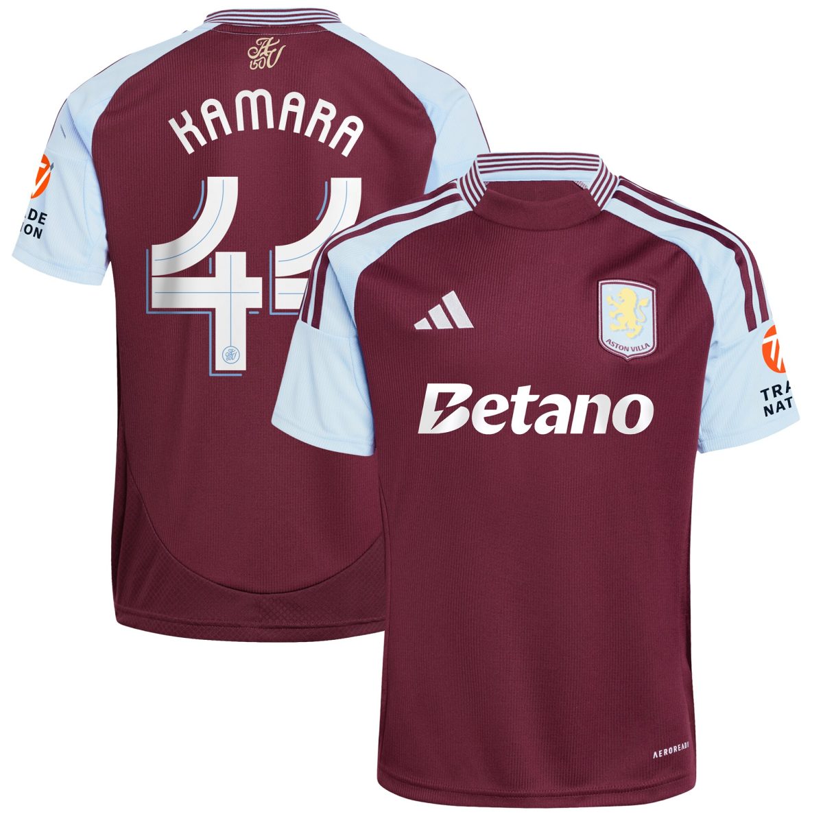 aston villa adidas home shirt 2024-25 with kamara 44 cup printing Collection - Official Aston Villa Shirts & Jerseys