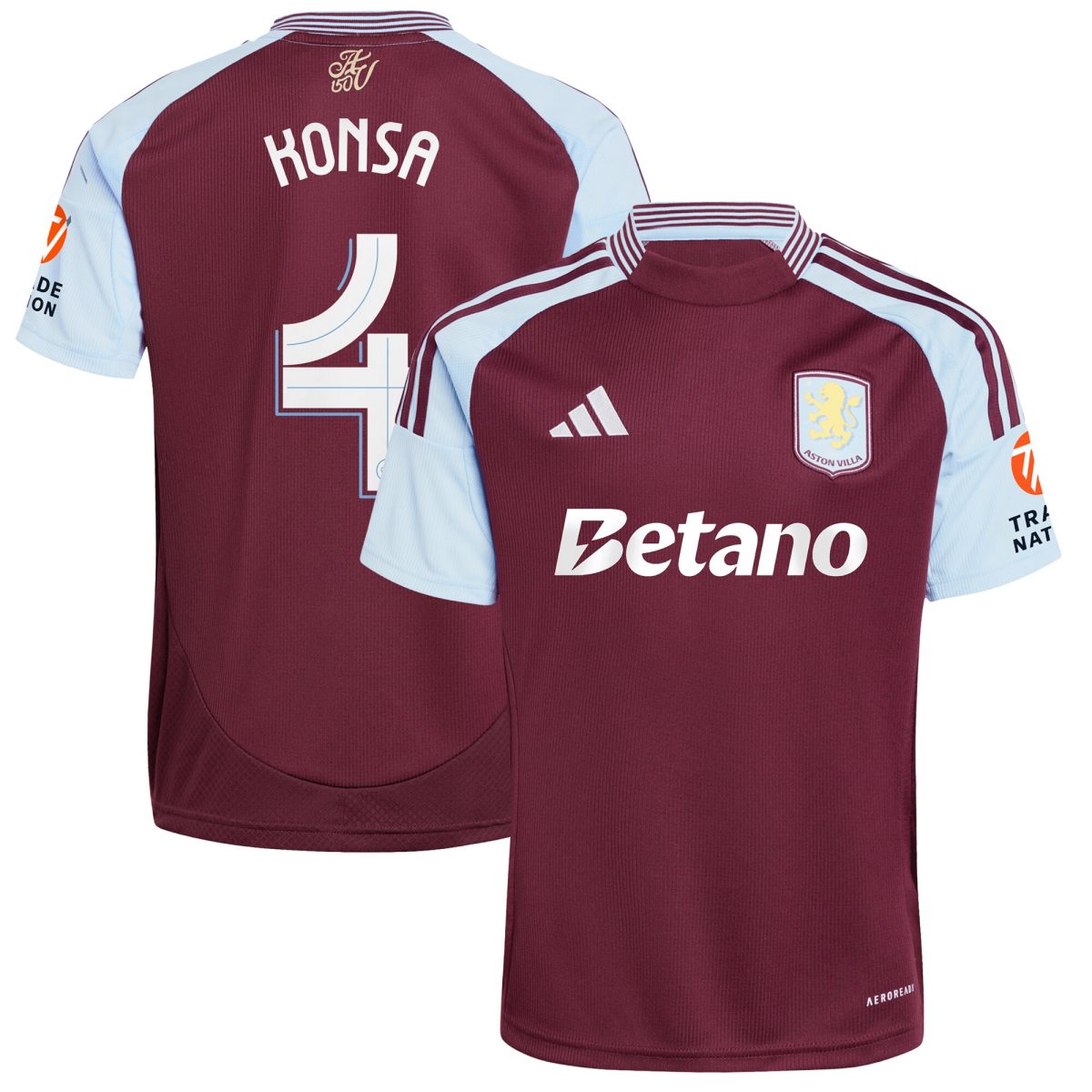 aston villa adidas home shirt 2024-25 with konsa 4 cup printing Collection - Official Aston Villa Shirts & Jerseys