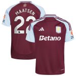 aston villa adidas home shirt 2024-25 with maatsen 22 printing Collection - Official Aston Villa Shirts & Jerseys