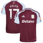 aston villa adidas home shirt 2024-25 with malen 17 printing Collection - Official Aston Villa Shirts & Jerseys