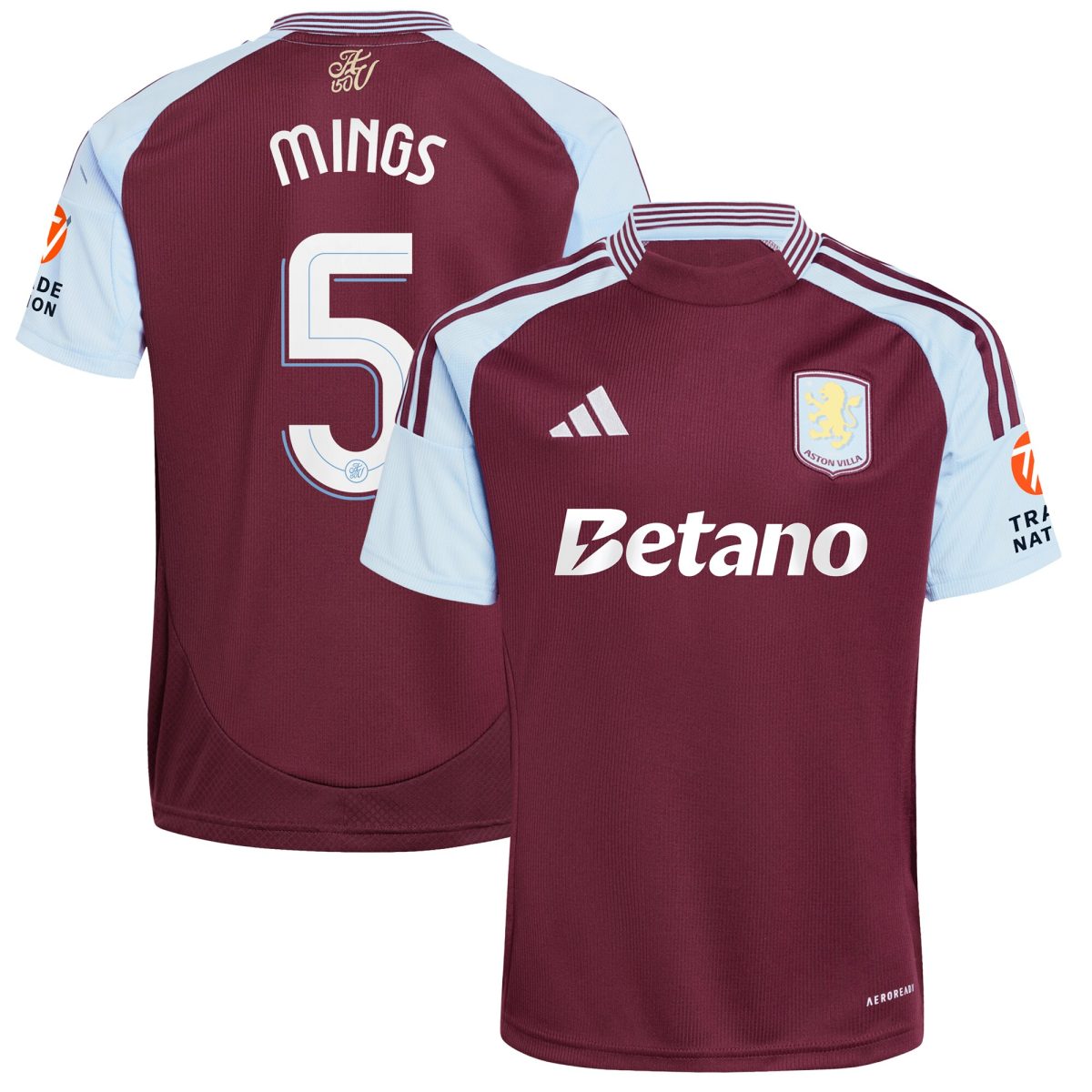 aston villa adidas home shirt 2024-25 with mings 5 cup printing Collection - Official Aston Villa Shirts & Jerseys