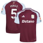 aston villa adidas home shirt 2024-25 with mings 5 printing Collection - Official Aston Villa Shirts & Jerseys