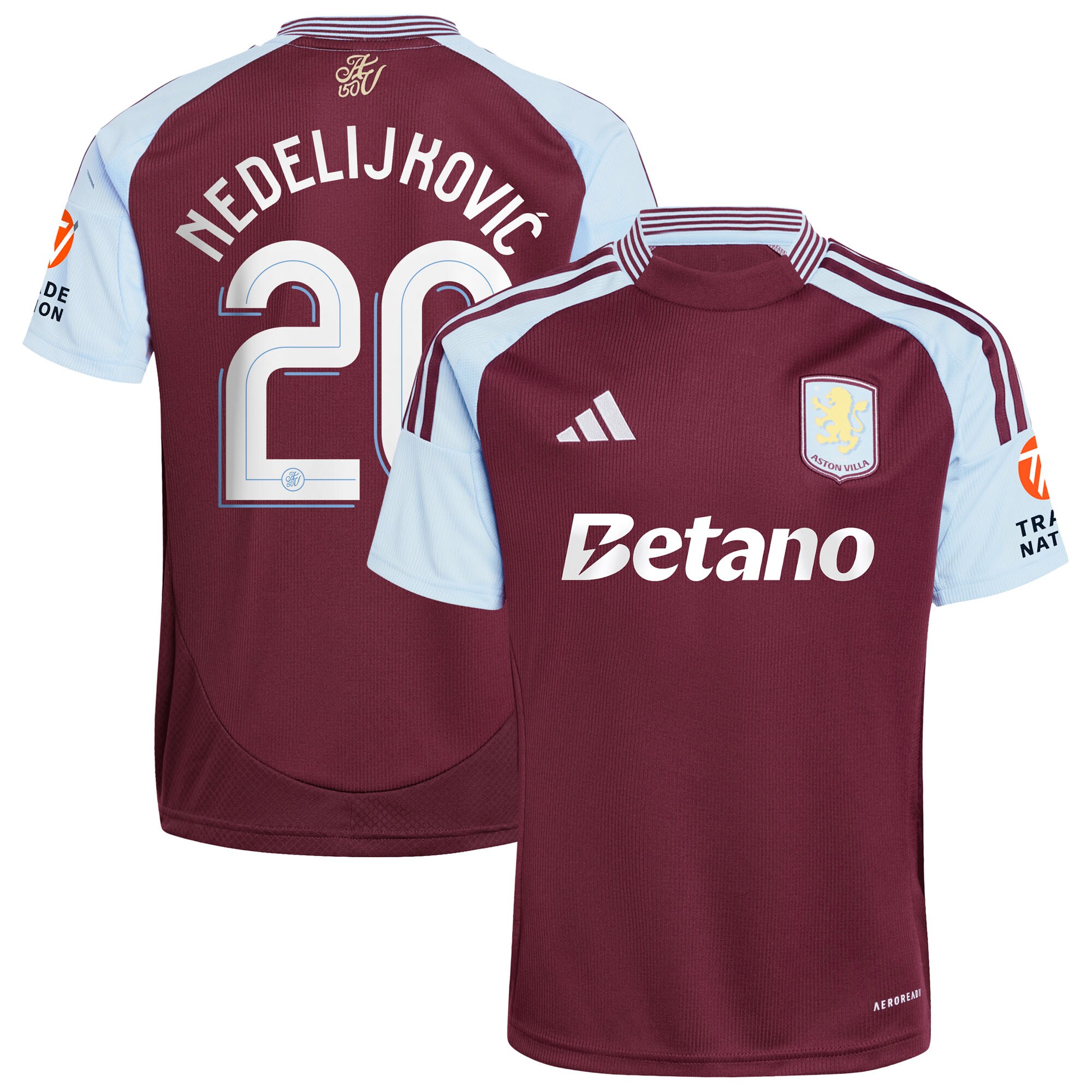 aston villa adidas home shirt 2024-25 with nedeljković 20 cup printing Collection - Official Aston Villa Shirts & Jerseys