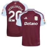 aston villa adidas home shirt 2024-25 with nedeljković 20 printing Collection - Official Aston Villa Shirts & Jerseys