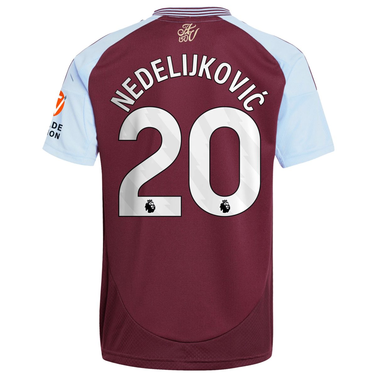 aston villa adidas home shirt 2024-25 with nedeljković 20 printing Collection - Official Aston Villa Shirts & Jerseys