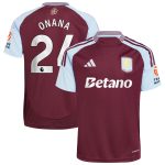 aston villa adidas home shirt 2024-25 with onana 24 printing Collection - Official Aston Villa Shirts & Jerseys