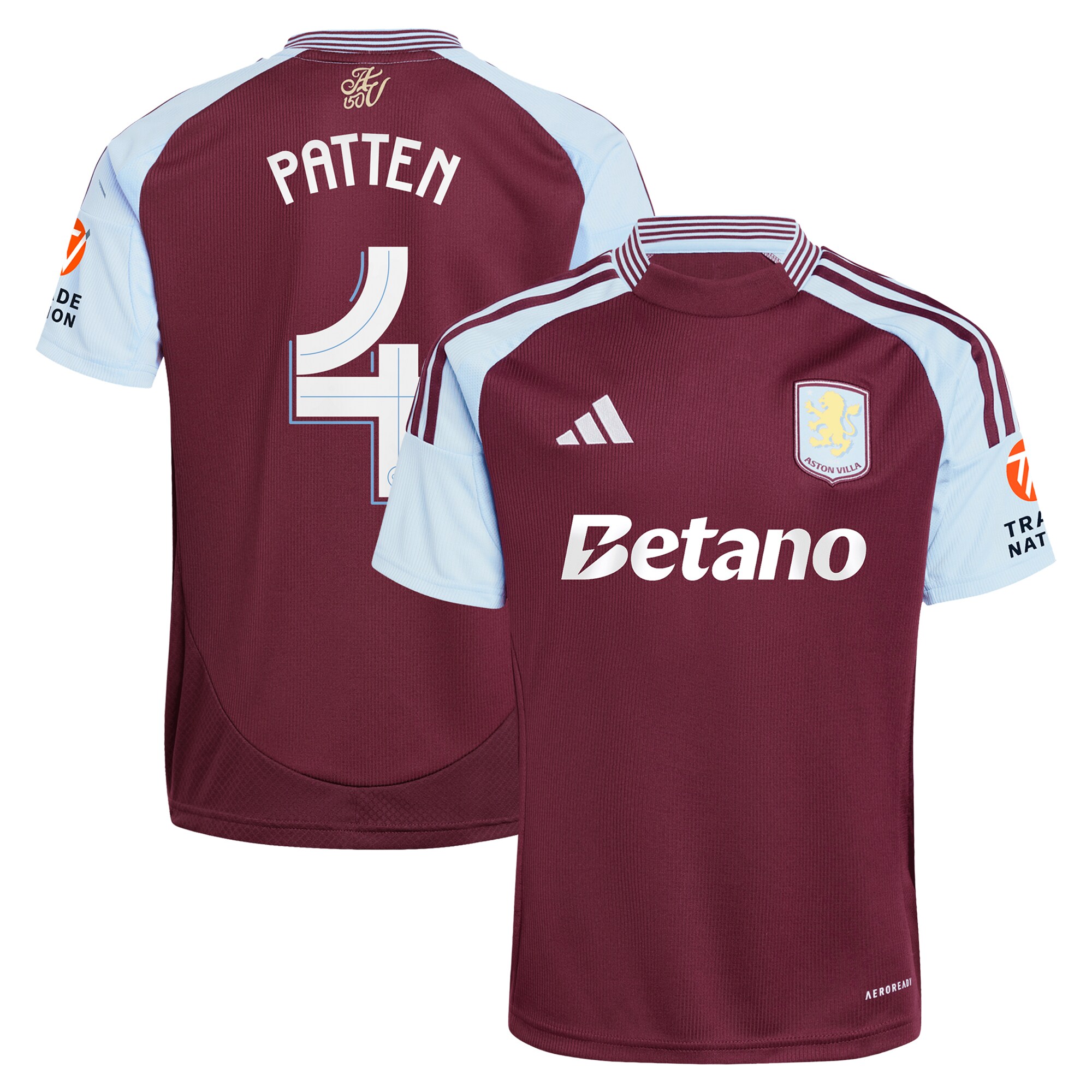 aston villa adidas home shirt 2024-25 with patten 4 cup printing Collection - Official Aston Villa Shirts & Jerseys