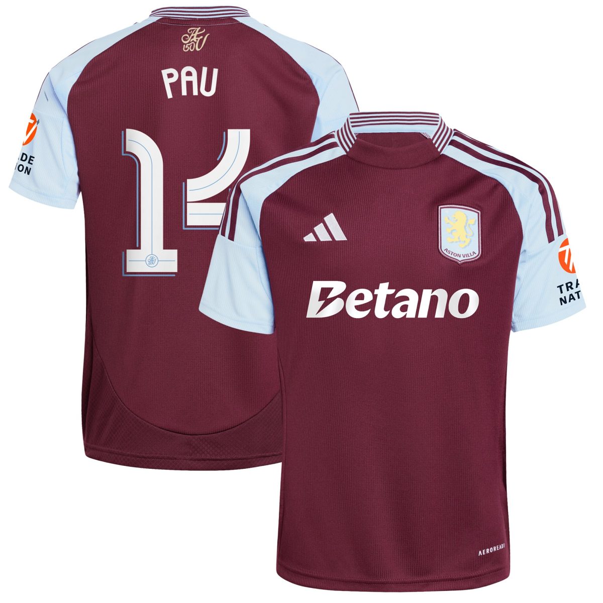 aston villa adidas home shirt 2024-25 with pau 14 cup printing Collection - Official Aston Villa Shirts & Jerseys