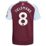 aston villa adidas home shirt 2024-25 with tielemans 8 printing Collection - Official Aston Villa Shirts & Jerseys