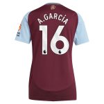 aston villa adidas home shirt 2024-25 – womens with a.garcía 16 printing Collection - Official Aston Villa Shirts & Jerseys