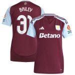 aston villa adidas home shirt 2024-25 – womens with bailey 31 cup printing Collection - Official Aston Villa Shirts & Jerseys