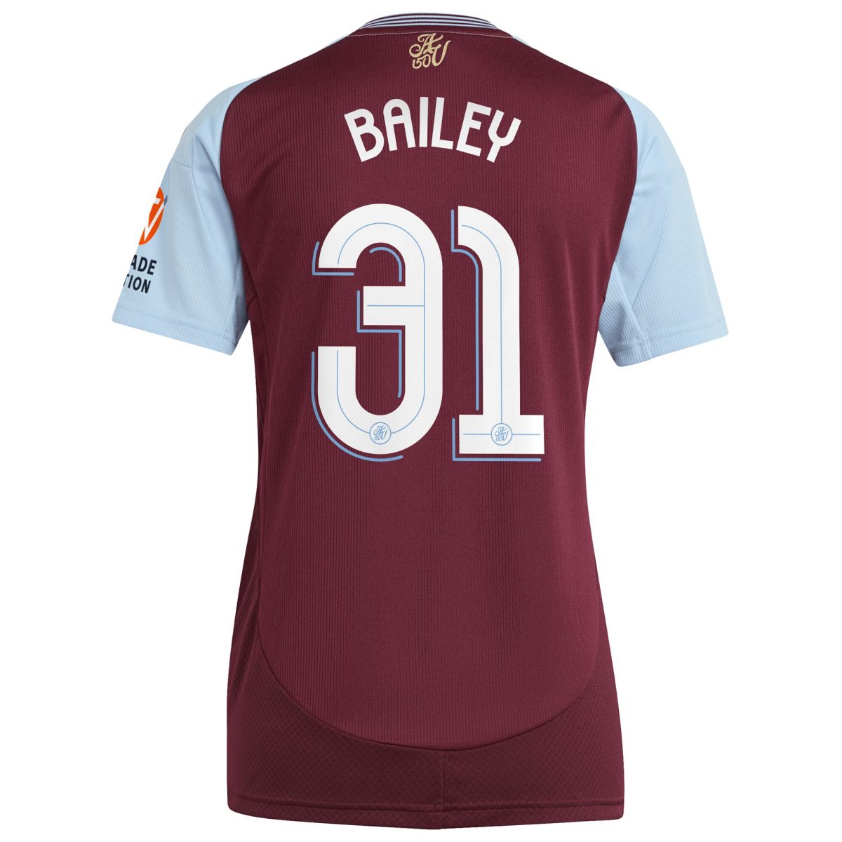 aston villa adidas home shirt 2024-25 – womens with bailey 31 cup printing Collection - Official Aston Villa Shirts & Jerseys