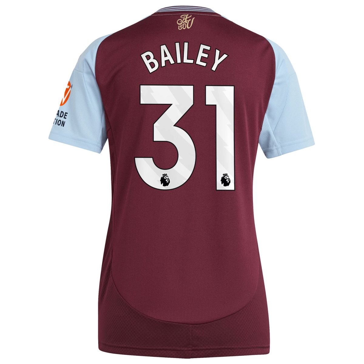 aston villa adidas home shirt 2024-25 – womens with bailey 31 printing Collection - Official Aston Villa Shirts & Jerseys