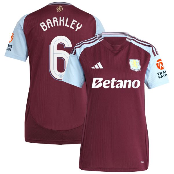 aston villa adidas home shirt 2024-25 – womens with barkley 6 cup printing Collection - Official Aston Villa Shirts & Jerseys