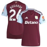 aston villa adidas home shirt 2024-25 – womens with bogarde 26 printing Collection - Official Aston Villa Shirts & Jerseys