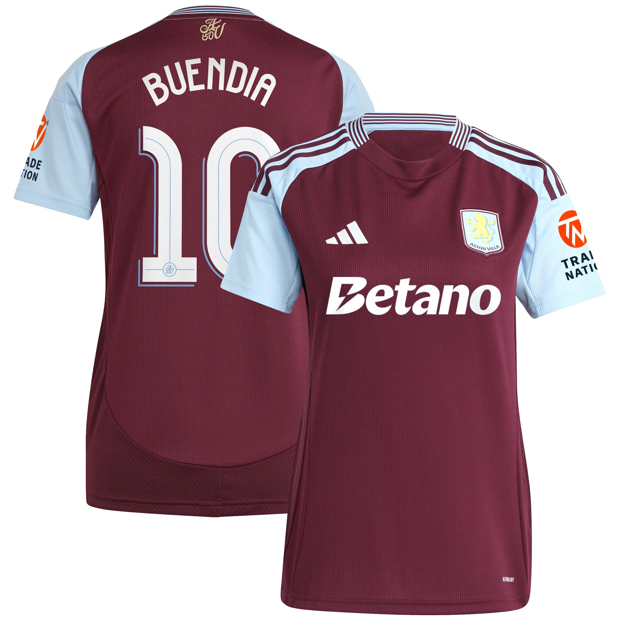 aston villa adidas home shirt 2024-25 – womens with buendia 10 cup printing Collection - Official Aston Villa Shirts & Jerseys