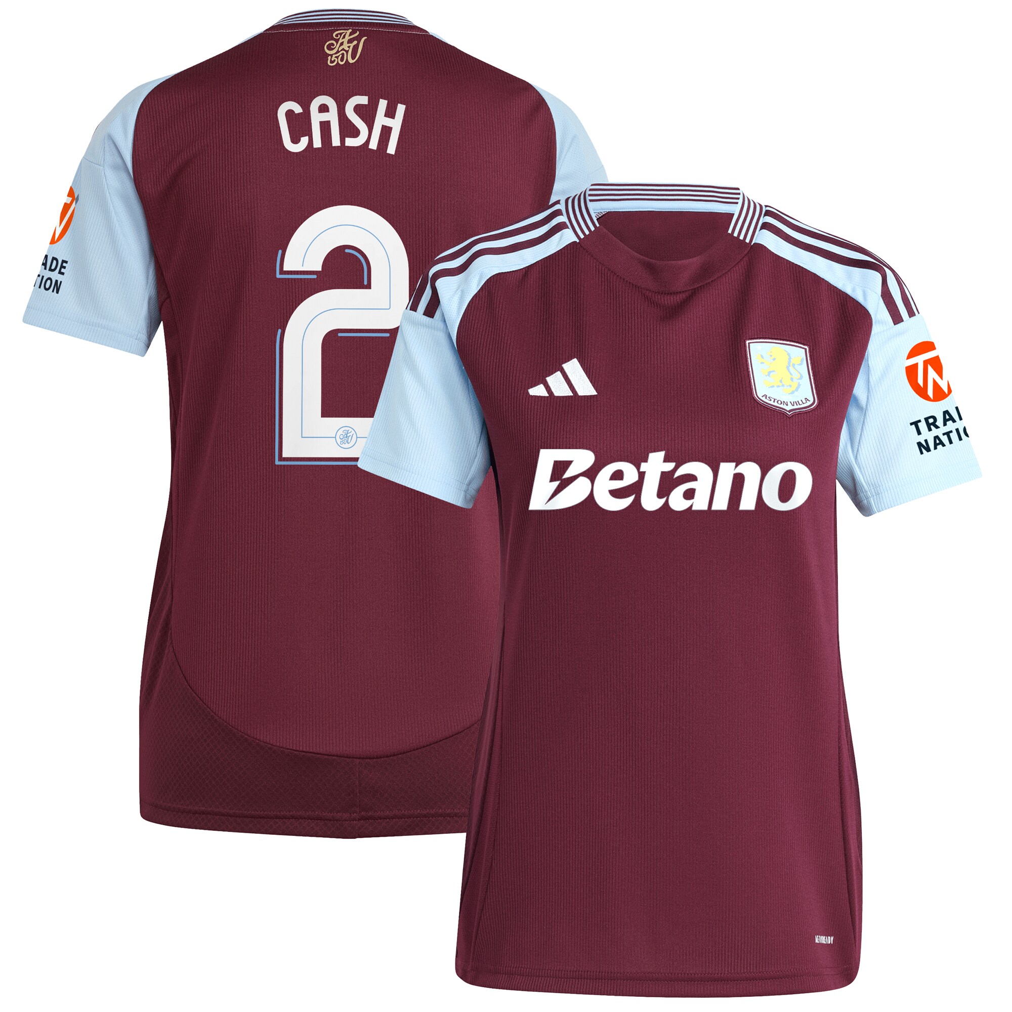 aston villa adidas home shirt 2024-25 – womens with cash 2 cup printing Collection - Official Aston Villa Shirts & Jerseys