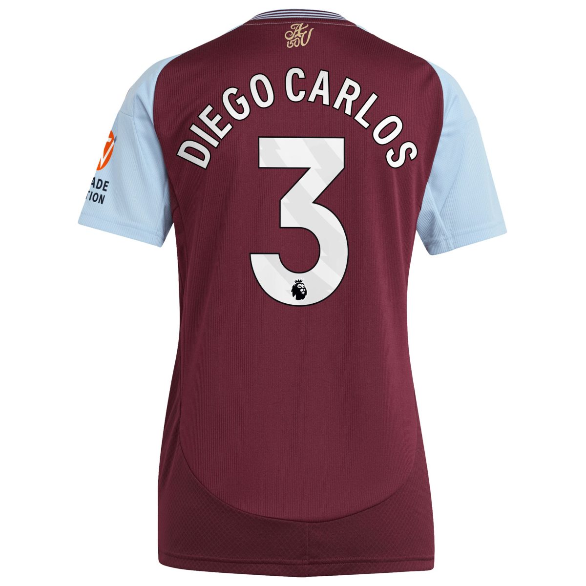 aston villa adidas home shirt 2024-25 – womens with diego carlos 3 printing Collection - Official Aston Villa Shirts & Jerseys