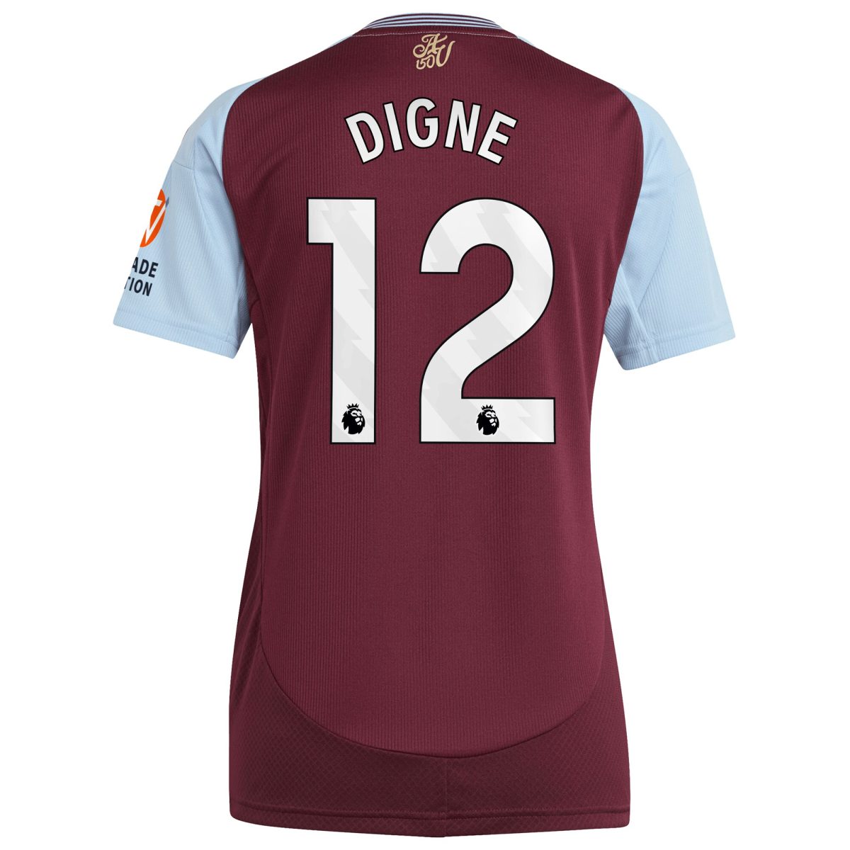 aston villa adidas home shirt 2024-25 – womens with digne 12 printing Collection - Official Aston Villa Shirts & Jerseys
