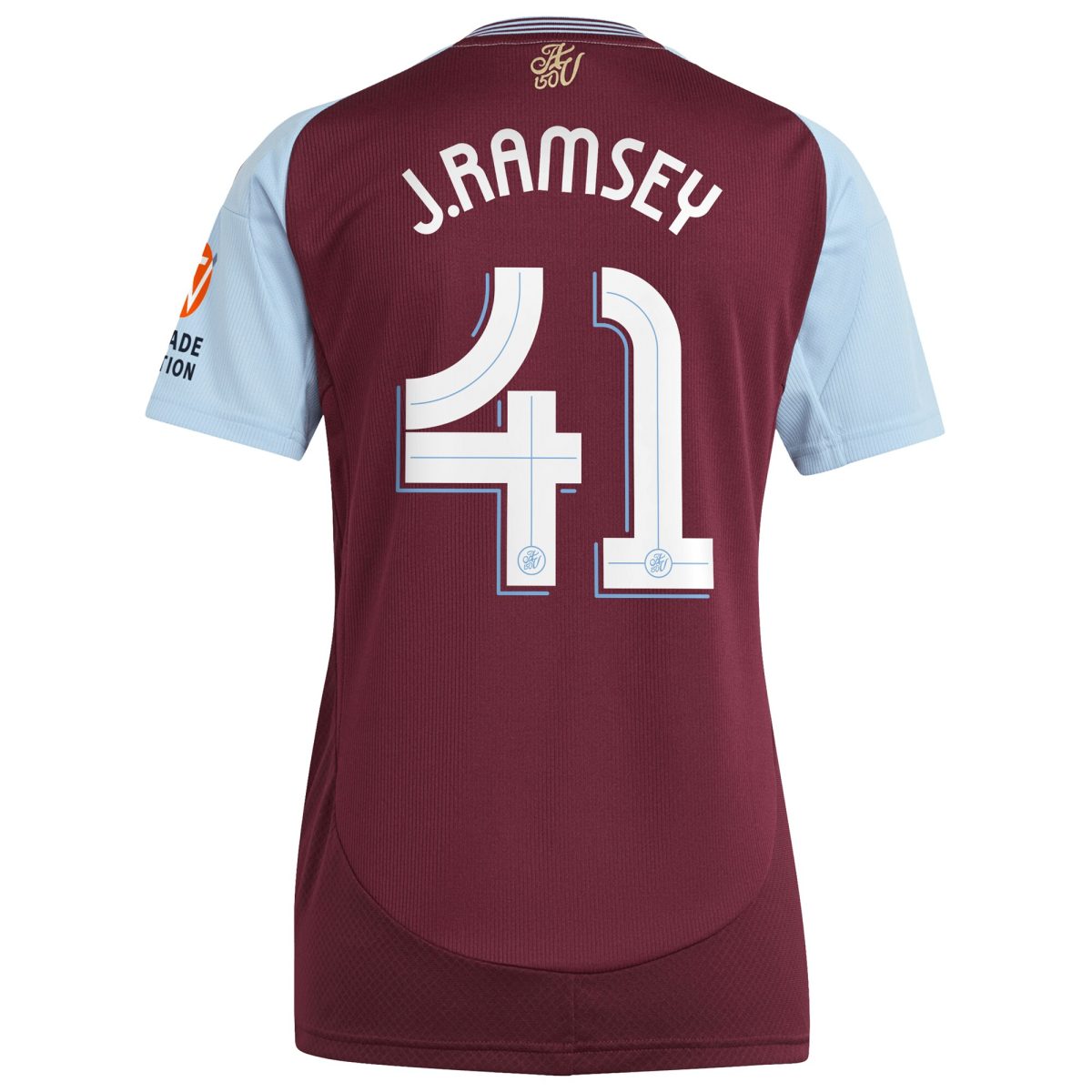 aston villa adidas home shirt 2024-25 – womens with j. ramsey 41 cup printing Collection - Official Aston Villa Shirts & Jerseys