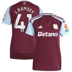 aston villa adidas home shirt 2024-25 – womens with j. ramsey 41 printing Collection - Official Aston Villa Shirts & Jerseys