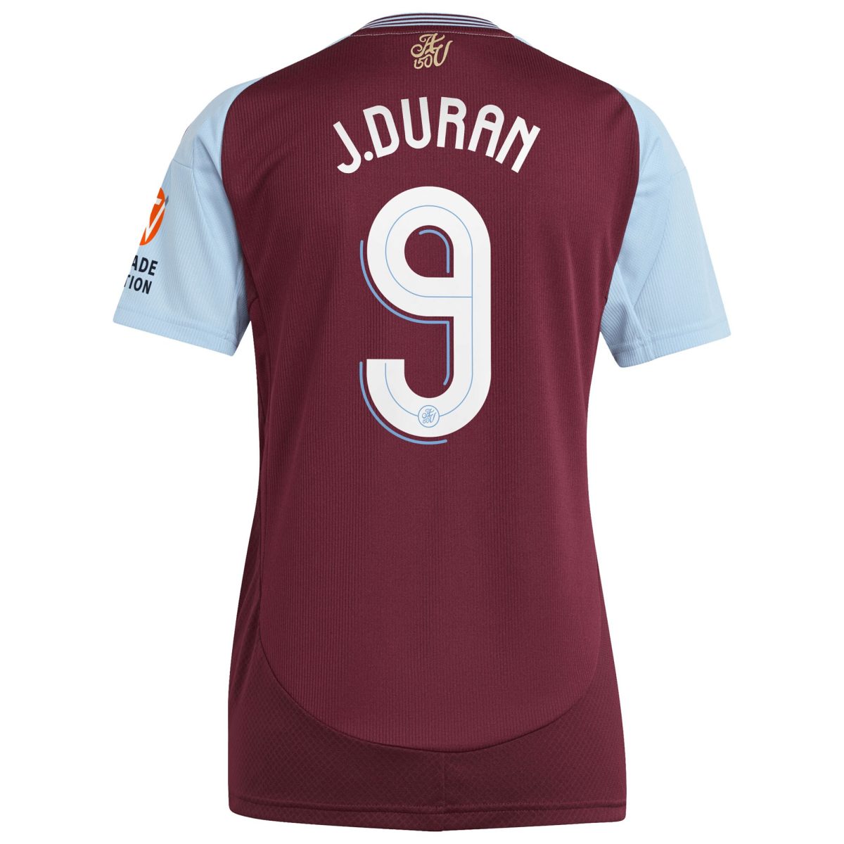 aston villa adidas home shirt 2024-25 – womens with j.duran 9 cup printing Collection - Official Aston Villa Shirts & Jerseys