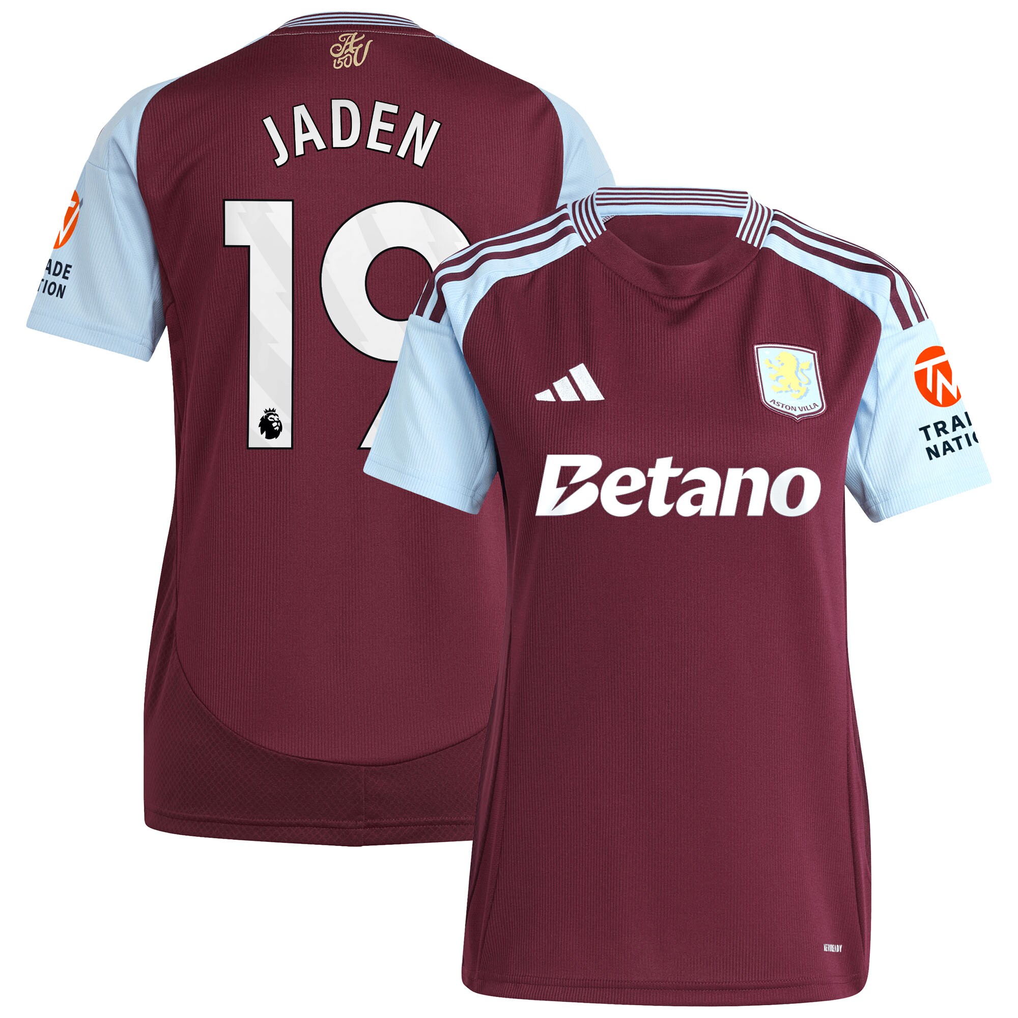 aston villa adidas home shirt 2024-25 – womens with jaden 19 printing Collection - Official Aston Villa Shirts & Jerseys