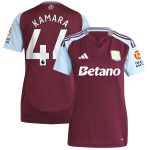 aston villa adidas home shirt 2024-25 – womens with kamara 44 printing Collection - Official Aston Villa Shirts & Jerseys