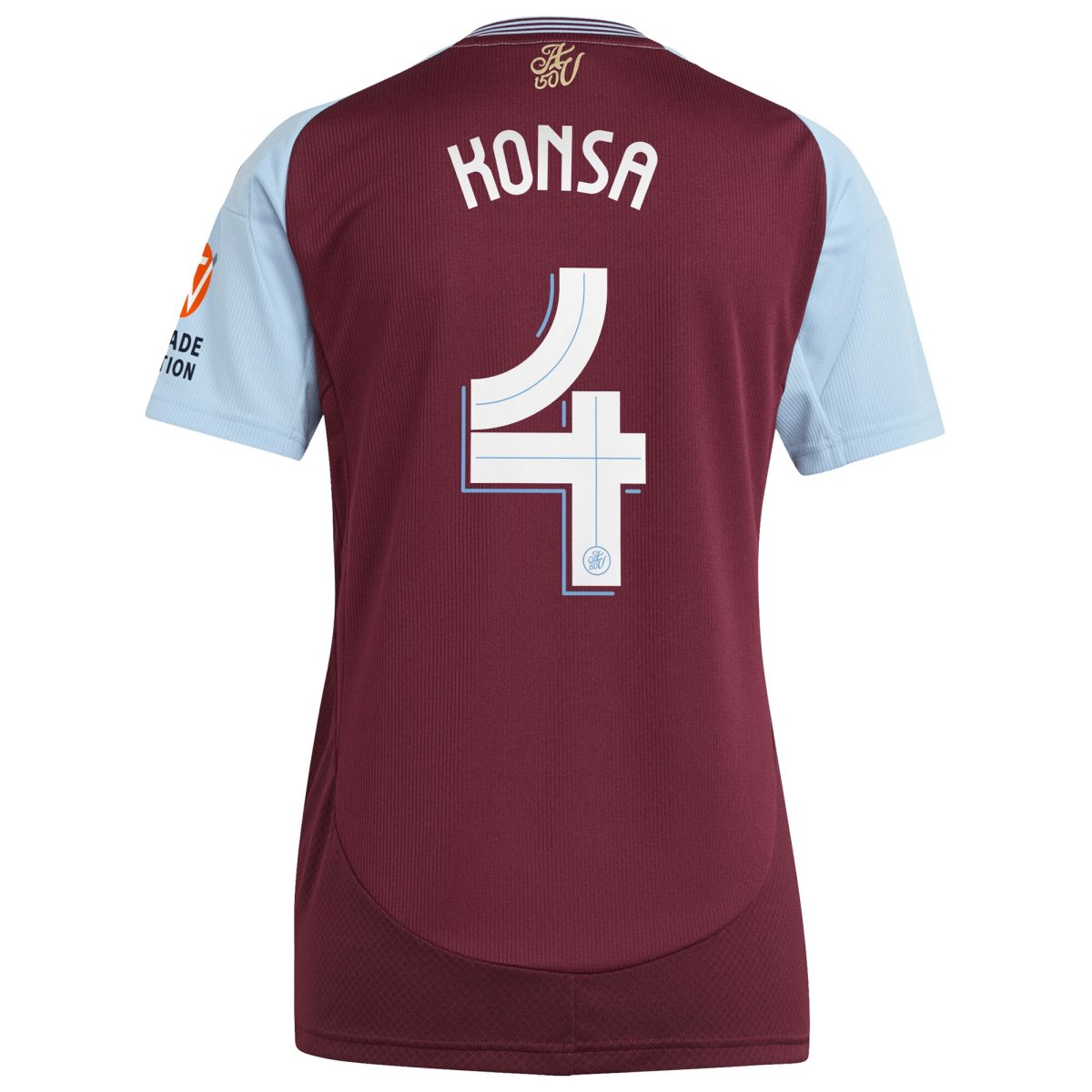 aston villa adidas home shirt 2024-25 – womens with konsa 4 cup printing Collection - Official Aston Villa Shirts & Jerseys